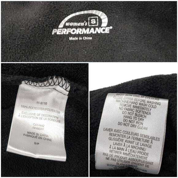 Performance Bike Cycling Jacket S Women Black Light Blue Back Pocket Back‎ Flap - Picture 5 of 12